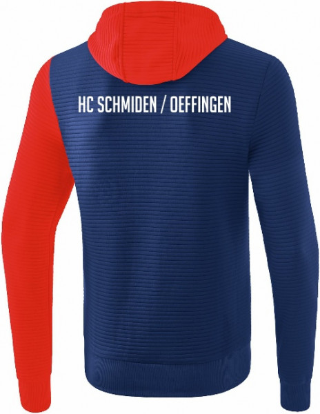 erima 5-C Trainingsjacke mit Kapuze inkl. Wappen und Vereinsname (Initialen optional)