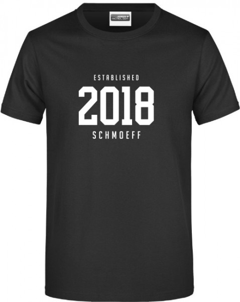 Herren Heavy T-Shirt schwarz inkl. Druck