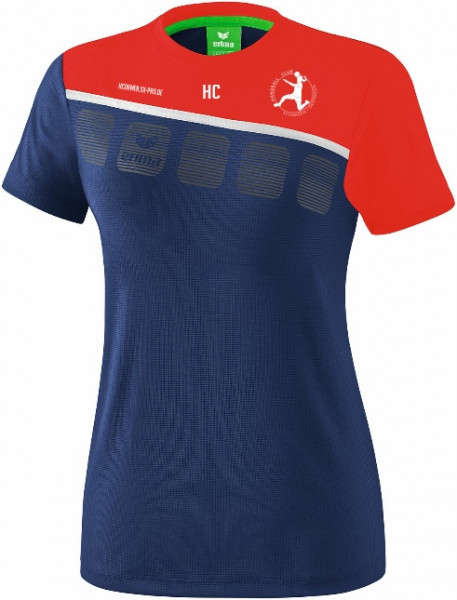 erima 5-C T-Shirt Damen inkl. Wappen und Vereinsname (Initialen optional)