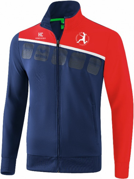 erima 5-C Präsentationsjacke inkl. Wappen und Vereinsname (Initialen optional)