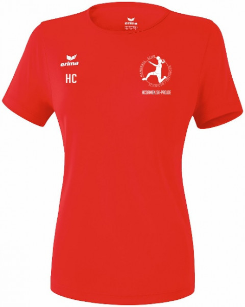 erima Funktions Teamsport T-Shirt Damen inkl. Wappen und Vereinsname (Initialen optional)