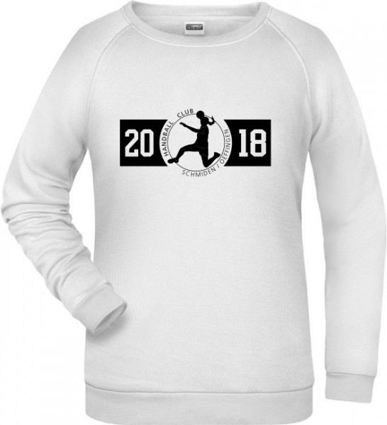 Damen Sweater weiß inkl. Druck