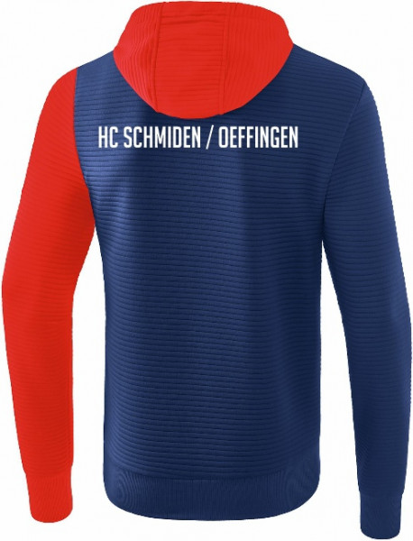 erima 5-C Kapuzensweat inkl. Wappen und Vereinsname (Initialen optional)