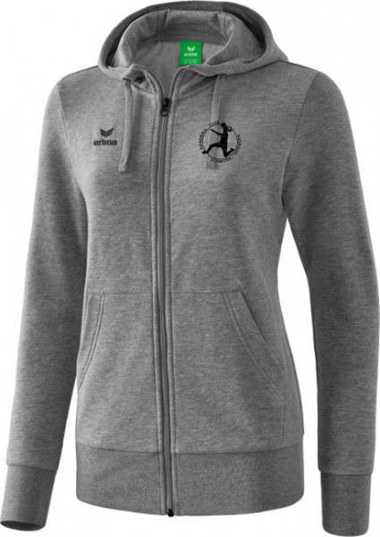 erima Kapuzensweatjacke Damen inkl. Wappen *BlackEdition* (Initialen optional)