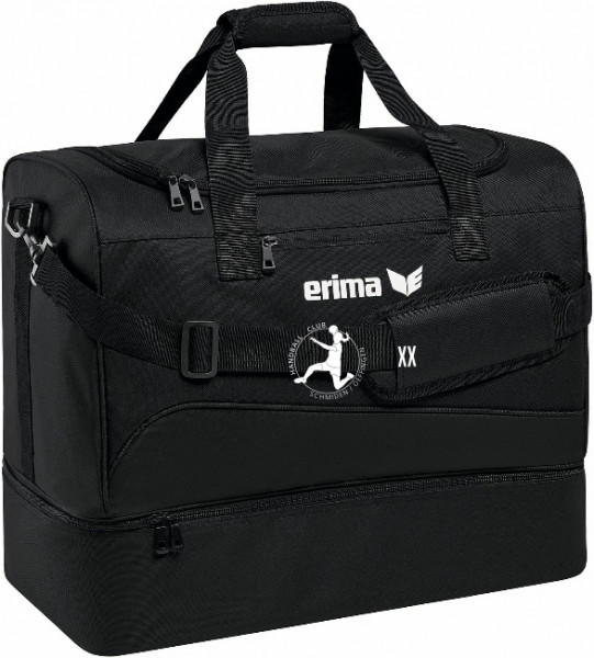 erima Club 1900 2.0 Sporttasche mit Bodenfach inkl. Wappen (Initialen optional)